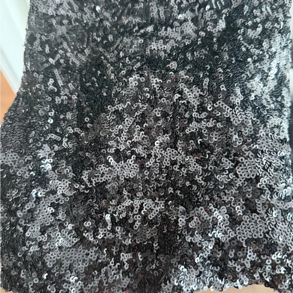 Zara sequin pants leggings flare - Picture 3 of 8